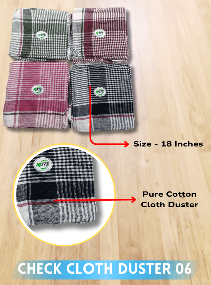 Check Cloth Duster