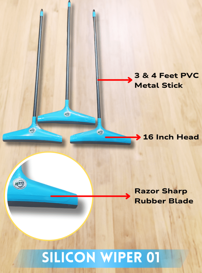 Silicon Wiper ( PVC metal Stick )
