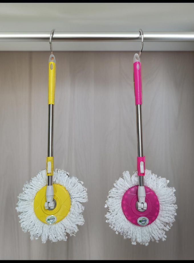 Premium Spin Mop (Stainless Steel Stick)