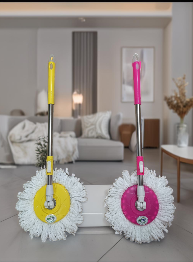 Premium Spin Mop (Stainless Steel Stick)