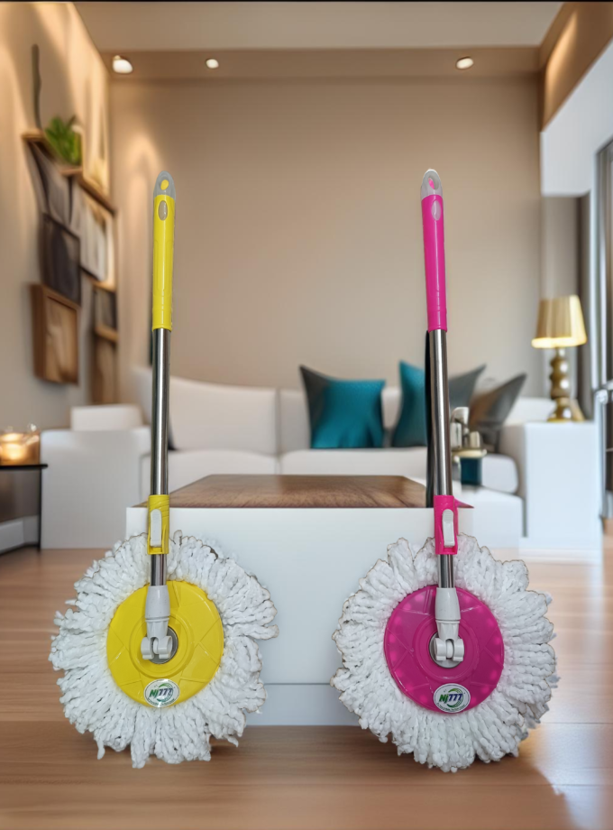 Premium Spin Mop (Stainless Steel Stick)