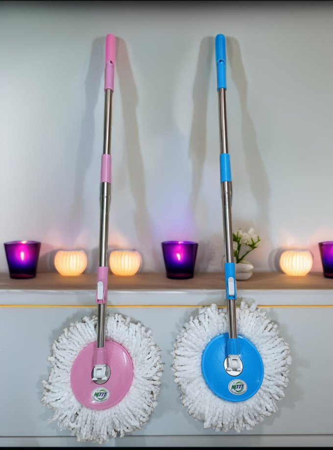 Premium Spin Mop ( stainless steel stick )