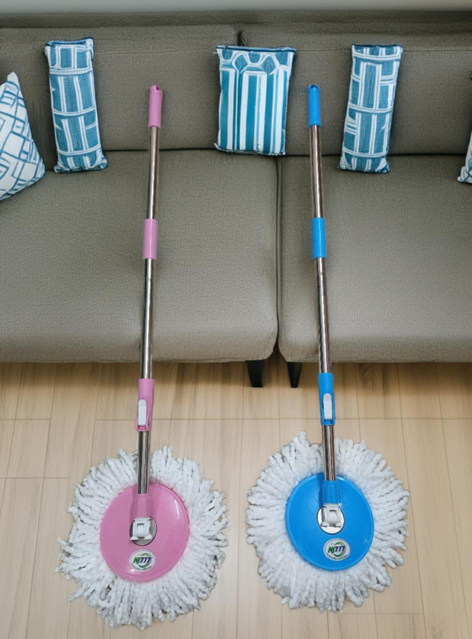 Premium Spin Mop ( stainless steel stick )