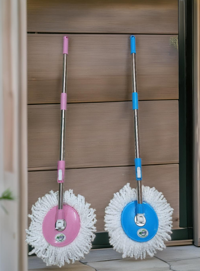 Premium Spin Mop ( stainless steel stick )