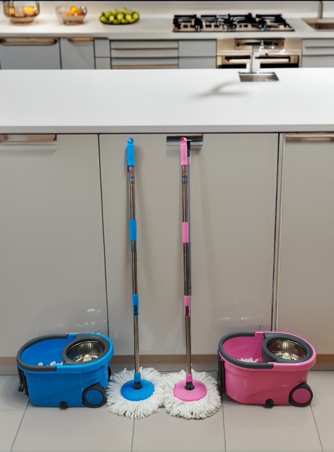 Bucket Mop Deluxe ( heavy steel spin )